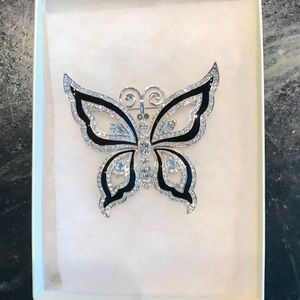 Uno Alla Volta Butterfly Brooch